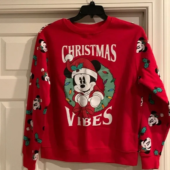 Disney Mickey Mouse Christmas Sweater - Picture 1 of 6